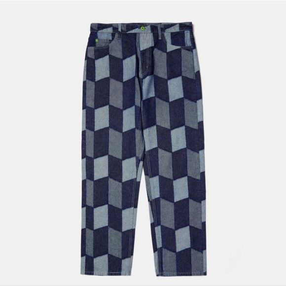 HUF Patchwork Denim Pants - Picture 1 of 6